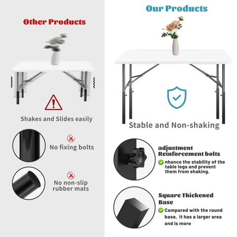 Adjustable Table Leg Extenders Knock Your Saggy Desks Into Shape With Bulletproof Steel Risers displayed with stability features.