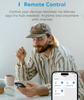 Man using Smart Dimmer Switch Single Pole That Works With HomeKit, Alexa, Google Assistant, And SmartThings app on phone.