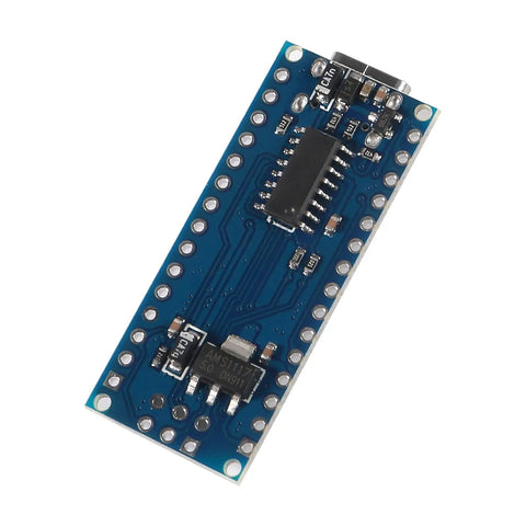Top view of Two Pack Type C USB Nano 3.0 Board With ATmega328P CH340, 5V 16MHz, Arduino Nano Compatible showing components.