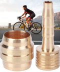 10 Piece Copper Alloy CNC Machined Bike Hydraulic Brake Hose Kit With Olive Connectors For Magura Barb And Olive Disc Brake System