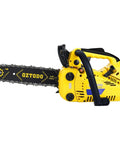 Top Handle Chainsaw Gas Powered 12 Inch Bar Tiny But Mighty Portable Little Saw 25.4cc 2 Stroke Engine Easy Start Ergonomic Grip