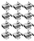 Stainless Steel Cabinet Door Ball Catch Kit For Closets And Furniture, Fifteen Piece, smooth quiet movement hardware.