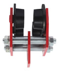 3 Ton Push Overhead Beam Trolley With Adjustable Flange Width From 3.54 Inches To 4.13 Inches For I Beams And H Beams Heavy Duty