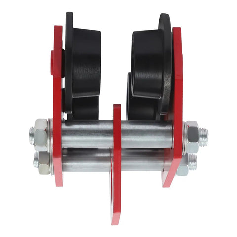 3 Ton Push Overhead Beam Trolley With Adjustable Flange Width From 3.54 Inches To 4.13 Inches For I Beams And H Beams Heavy Duty