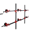 Heavy Duty Slab Conveyor for Transporting Ceramic Sheets with adjustable length bars and clamps for tough jobs