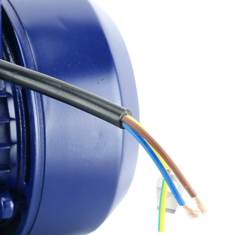Heavy Duty Half HP Electric Centrifugal Water Pump wiring detail for pools ponds tanks cast iron body brass impeller stainless seal
