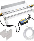 Heavy Duty Acrylic Bender Heater With Smart Angle Bracket Setup And Rapid Water Cooling Loop Manual Hot Plastic Pvc Bending Machine For Sign Shops And No Hassle Workshop Builds 1250Mm with accessories.