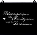 Thick Natural Rubber Stove Top Cover For Electric Stoves Washers And Dryers, Glass Top Protector with family blessing quote.