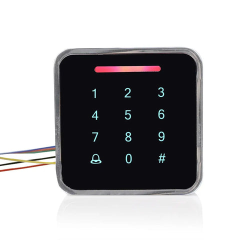 Heavy Duty Metal Touch Panel Keypad Door Access Control System With Rfid 125Khz Card Reader For Straight Up Bulletproof Wall Mounted