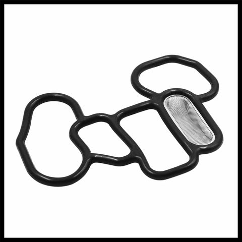 Honda Solenoid Gasket Kit Spool Valve Filter Set Compatible With 36172-P8A-A01 15825-P8A-A01 Durable Rubber Replacement