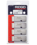 Heavy Duty Pipe Threading Dies Set For 1 To 2 Inch NPT Pipes, Alloy Dies Compatible With RIDGID Universal Die Heads 504A 711 713 811A 815A 816 817, Right Handed, Silver Finish in packaging