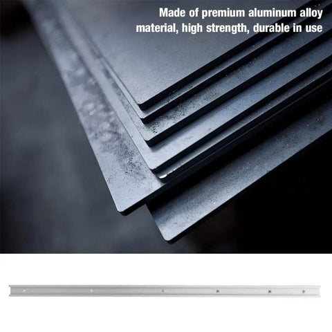 Premium Aluminum Alloy T Slot Miter Track Jig For Woodworking Non Porous Slide Slab Fixture Pro Grade 1 Meter Chute with screws