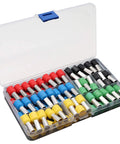 4 Gauge Wire Ferrule Kit Copper Insulated Terminals For Car Amplifier Power Cables Crimp Connectors For Clean Install Box Of 90