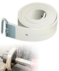 Brake Drum Silencer Band For Brake Lathe 6 Ft X 1.75 In X 0.125 In Heavy Duty Rubber Vibration Belt shown with lathe machine