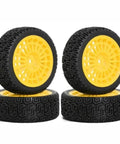 High-Grip 68mm Rally Tire Set For 1/10 RC Cars, Durable Rubber Wheel Tires For Mixed Terrain, Upgrades For Tt01 Tt02 Xv01 Xv02 Rally Models, 4Pcs