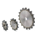 Heavy Duty 38 Tooth Flat Chain Gear Sprocket For Industrial Machines Made From Tough A3 Steel With Perfect 12 7 Mm Pitch with three sizes.