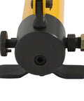 Close-up of the Heavy Duty Hydraulic Knockout Punch Kit with six die set, showing front view and detailed construction.