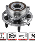 Front or Rear Wheel Hub Bearing Assembly with ABS 5 Lug fits Malibu 2013 2015 Impala Equinox Terrain visible from top view