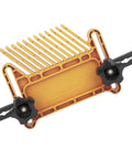 Adjustable Featherboard Set For Woodworking Safety Guide With Zero Fuss Chamfer Groove Fits Table Saws Band Saws And Router Tables, durable yellow frame.