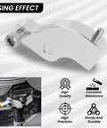 EZ Shift Neutral Gear Assist For Harley M8 Touring And Softail Bikes With Easy Mount Bracket, shown in silver metal close-up