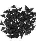 Black Plastic Corner Protectors Pack Of 100 For Home Furniture Anti Collision Cushioned Edge Guards No Slip
