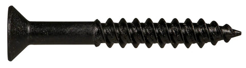 Flat Head Phillips Twinfast Wood Screws Black Phosphate 10 By 1.5 Inch Durable Low Carbon Steel Fasteners for Cabinets Indoor Woodworking