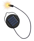 600mAh Solar Light Replacement Top For Outdoor Lanterns with glowing LED, waterproof and weatherproof design for gardens.