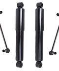 Front And Rear Struts Shocks Kit For 2008 To 2020 Dodge Grand Caravan And 2008 To 2016 Chrysler Town And Country With 2 rear shocks