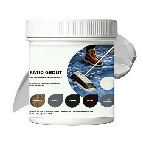 Heavy Duty Concrete Crack Filler Fast Drying Waterproof Sealant For Driveways Patios in a 100g container with grouting tool.