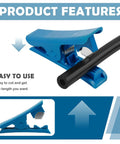 4.9 Foot Silicone Vacuum Hose Kit For Cars With One Eighth To Three Eighth Inch Diameters Plus Sixty Four Connectors And A Tube Cutter