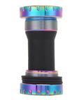 Rock Solid Aluminum Bottom Bracket 37x24T For Mountain And Road Bikes Sealed Bearing BB With Direct Power Transmission Waterproof And Weatherproof Cycling Component That Fits Standard Frames in multicolor finish