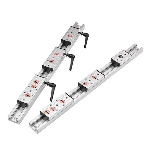 Top Tier Silver Dual Axis Linear Guide Sgr10 Block With 28mm Width Fits 500 600 800 And 1000mm Long Runs for 3D printers.