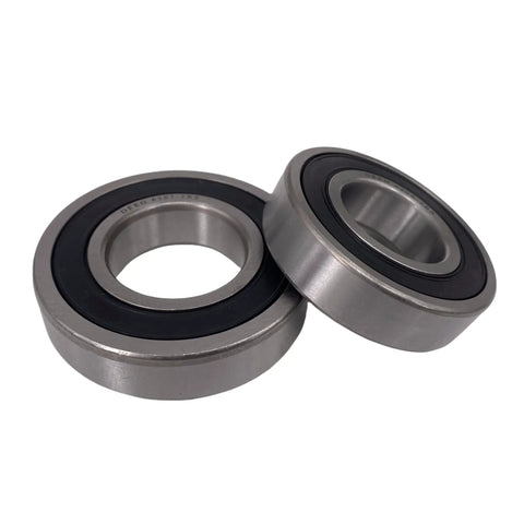 Heavy Duty Samsung Washer Bearing Kit DC62-00156A two steel ball bearings with rubber seals for WF393 models.