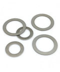 Ultra Thin Stainless Steel Flat Washer Set 304 A2 Go To Shim Kit, 500 Pcs Plain Gaskets For Precise Adjustments, Electrical Lines, Hydraulic Fittings, Oil Drain, 0.3mm Thickness, Handy Storage Box, assorted thin washers