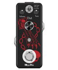 Heavy Metal Distortion Pedal With Three Modes Lo Boost Hi Boost And Bypass True Bypass For Pure Guitar Tone mini metal casing