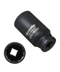 Beefy 30mm 12 Point Impact Socket For One Half Inch Drive Deep Well Axle Nut And Hub Lock Nut Removal With Secure Grip For High Torque Automotive Tools Fits Most Cars And Trucks