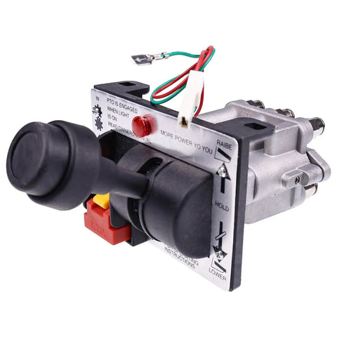 Beefed Up Air Shift Control Valve With PTO Switch And Bright LED For Dump Truck Hydraulic System Push To Connect Fittings