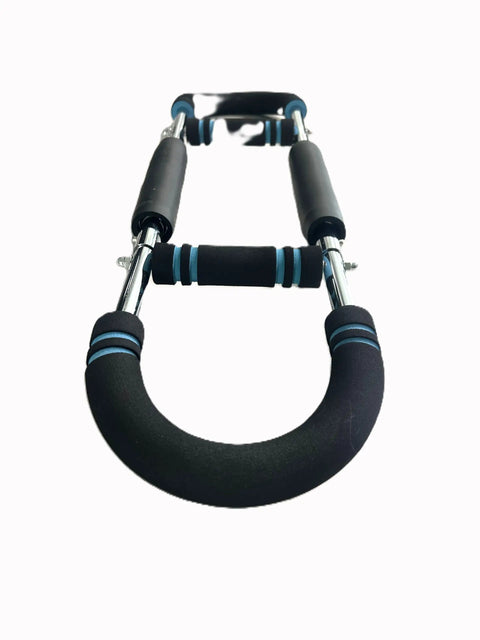 Arm Trainer With 2 Spring Resistance, Detachable Twister, Adjustable Levels, Full Upper Body Exerciser for Men and Women in compact design.