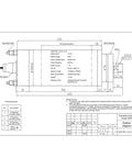 Ironclad Constant Torque Cnc Router Spindle Motor 3.2Kw 4Kw 380V Er20 24000Rpm 400Hz outline diagram with specifications and wiring.