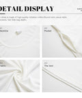 Detail view of Summer Sleeveless Round Neck Dress For Women With Pockets, Lightweight 95 Percent Polyester 5 Percent Spandex Blend.