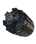 Mini 42 Cylinder Radial Engine That Runs Build Kit For Adults, 691 Piece R 2160 MOC 164609 Engine Model With ABS Bricks, Advanced Engineering Construction Set For Hobbyists, Gearheads, And Educational Play. front angle