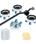 Heavy Duty Furniture Mover Set With Wheels To Slide Couches, Fridges, And Washing Machines Effortlessly Across Wood Floors And Carpets For Any Tough Moving Job Without A Struggle, featuring sliders and handle