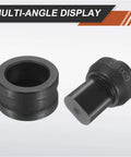 Heavy Duty Hydraulic Hole Punch Die 11x20mm Oval for CH60 Electric Punching Machine, 40Cr steel upper and lower dies, black