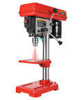 8 Inch Benchtop Drill Press With Laser Guide And 1W LED Work Light Five Speed Settings From 620 To 3100 RPM 0 To 45 Degree Tilting Table A Beast For Wood And Metal Projects And DIY