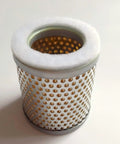 OEM Replacement Vacuum Pump Air Filter Element Oil Mist Separator Cartridge For Busch RA R5 RC Rotary Vane Pumps, 5 Micron Cellulose Filter, Fits RA0100 0160 0205 0040 0063, 69mm High, 64mm Outer Diameter