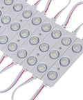 200 Pack DC12V White 6500K 3 LED Sign Module Back Light, waterproof with sticky adhesive back for letter signs and displays.