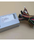 DPS-350AB-24A Industrial Power Supply Built Tough With Excellent Voltage Regulation, Wide Range AC Input, Rugged Metal Housing, Industrial-Grade Wide-Temperature Operation, Easy Mounting Options, High-Quality Components, gray metal case with wiring harness