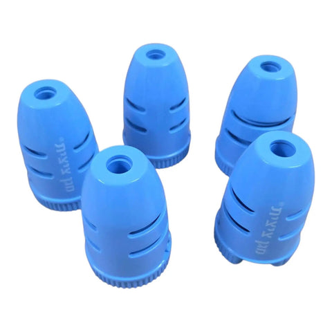 Fringe Guard Laundry Protector For Tzitzit Tallit Katan 5 Pack 4 Plus 1 Bonus Gift in blue, showing patented Israeli design.
