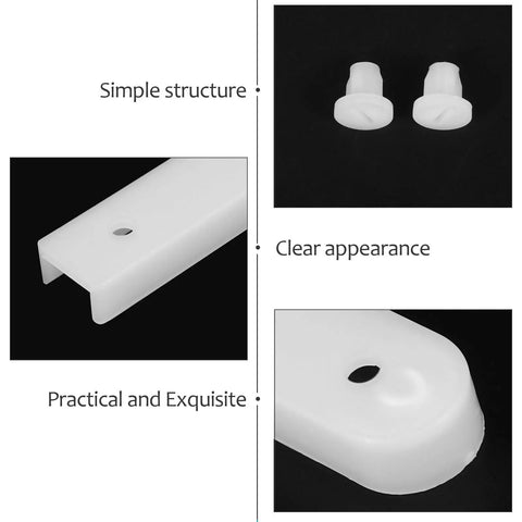 Full Extension Drawer Slides For Wardrobes And Furniture, Smooth Operation, White Bottom Mount Cabinet Glides viewed in detail