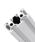 Two Pack 2040 Aluminum Extrusion Profile For CNC Machines And 3D Printer Builds, European Standard Anodized Finish, Adjustable Lengths From 100mm Up To 1200mm, Heavy Duty Aluminum Rail For Precise Motion And Custom Projects, close-up cross section